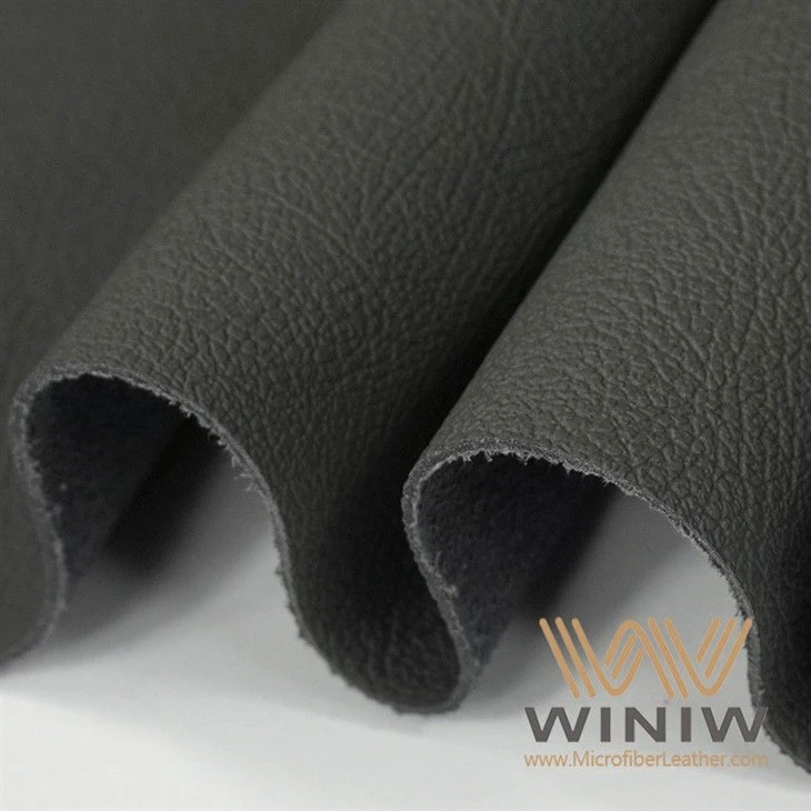 Black Synthetic Leather For Car Seat Upholstery factory