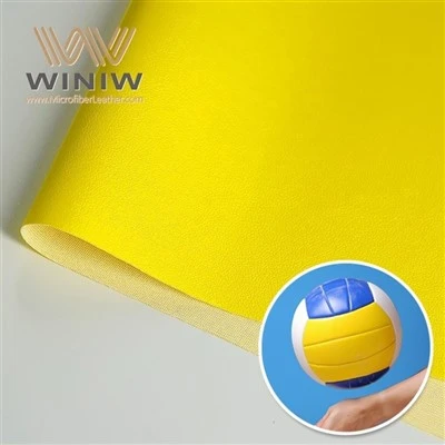 Lledr Synthetig Microfiber Perfformiad Uchel Ar gyfer Pêl Chwaraeon