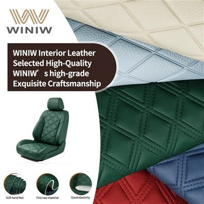 Lledr synthetig Microfiber Gorchuddio Newydd PVC Ar gyfer Clustogwaith Sedd Modurol